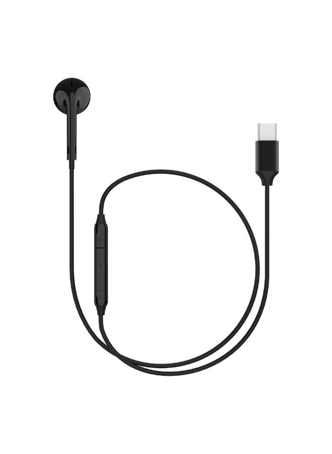 MYX Voice Type-C Wired Mono Earphone | Ergonomic Design | HD Sound for Music & Calls